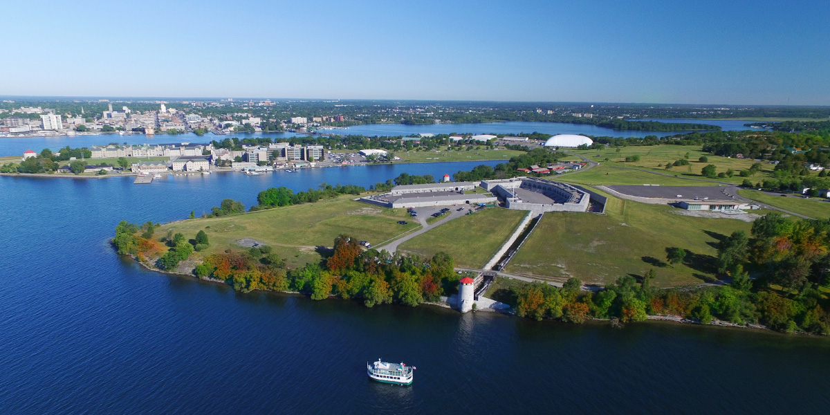 Aerial view of Fort Henry