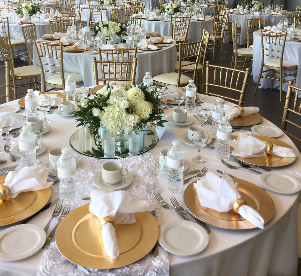 Table placing for a wedding